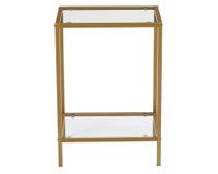 Mesa lateral Goldy 55x38x28 cm