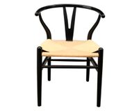 Silla Leia natural/negro