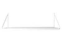 Repisa Angolo simple blanco opaco