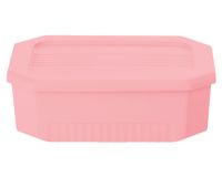 Caja organizadora Octagonal salmón 4 litros