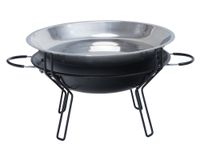 Parrilla de mesa redonda negro