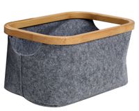 Canasto perfil bambú 16x30x20 cm