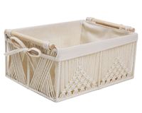 Canasto Macramé 16x36x26 cm