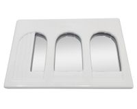 Espejo Artemisa blanco 22.3x15.2x1.1 cm