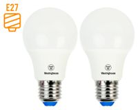 Ampolleta LED 11W E27 luz cálida Bola 2 unidades
