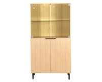 Vitrina Agra natural 4 puertas