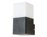 Aplique muro Brando E27 1L negro
