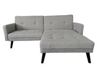 Sofá seccional Lucila gris
