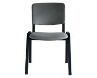 Silla visita apilable gris