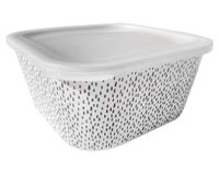 Contenedor Bio puntos blanco/negro 2 lt