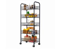 Carro organizador 5 pisos metal
