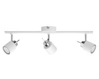 Aplique 35W GU10 3 luces Meranti blanco