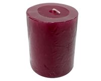 Vela Pilar 9 cm guinda