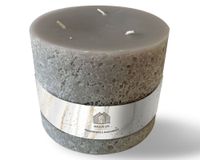 Vela Pilar 10x12.5 cm gris