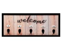 Percha cuelga llaves 20x50x4.5 cm