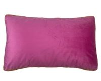 Cojín Terciopelo 30x50 cm rosa
