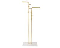 Perchero pie dorado 173.5x66.5x30 cm