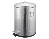 Basurero pedal Vintage plata 18.6 lt