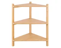 Repisa esquinera 3 niveles 60x33x33 cm