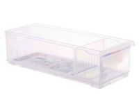 Organizador repisa bajo transparente