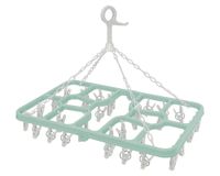 Colgador 36 clips bicolor