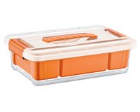 Caja organizadora bandeja organizadora naranjo 3 lt