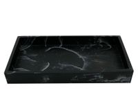 Bandeja organizadora Mármol negro 2.8x23x13 cm