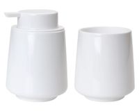 Accesorios baño blanco 2 piezas