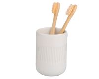 Portacepillos Tramas blanco