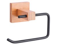 Dispensador papel higiénico bambú/negro