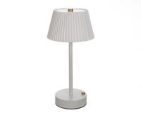 Lámpara Plisada led recargable blanco