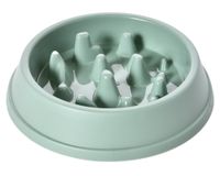 Plato mascota Anti ahogo verde 500 ml