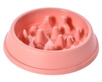 Plato mascota Anti ahogo rosa 500 ml
