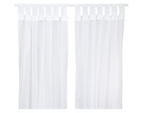 Cortinas velo presilla 145x220 cm blanco