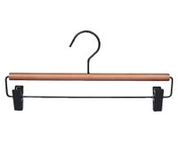 Colgador clip metal/madera 2 piezas