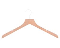 Colgador Fino blanco/madera 10 piezas