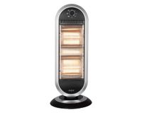 Estufa halógena CRB1300 1100W negro/gris