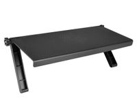 Soporte repisa sobre pantallas negro