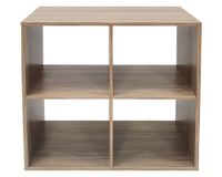 Cubo modular 4 Espacios natural 66.2x66.2x30.2 cm