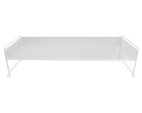 Zapatero apilable Malla blanco