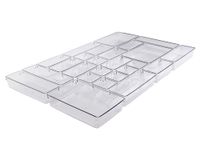 Organizador cajón modular transparente 25 piezas