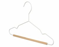 Colgador infantil blanco/natural 5 unidades