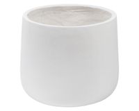 Macetero Marruecos blanco 24x26 cm