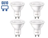Ampolleta LED 4.7W GU10 luz cálida 4 unidades