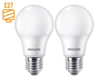 Pack 2 ampolletas led 13 W E27 luz cálida EcoHome