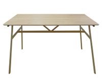 Mesa comedor Rian natural 74x140x80 cm