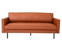 Sofá Elsa caramel 3 cuerpos