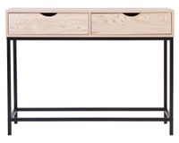 Mesa arrimo Oregón 75x100x30 cm natural