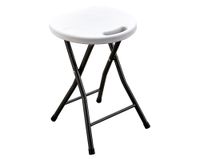 Banquito plegable blanco