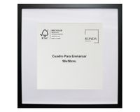 Cuadro para enmarcar 50x50 cm negro